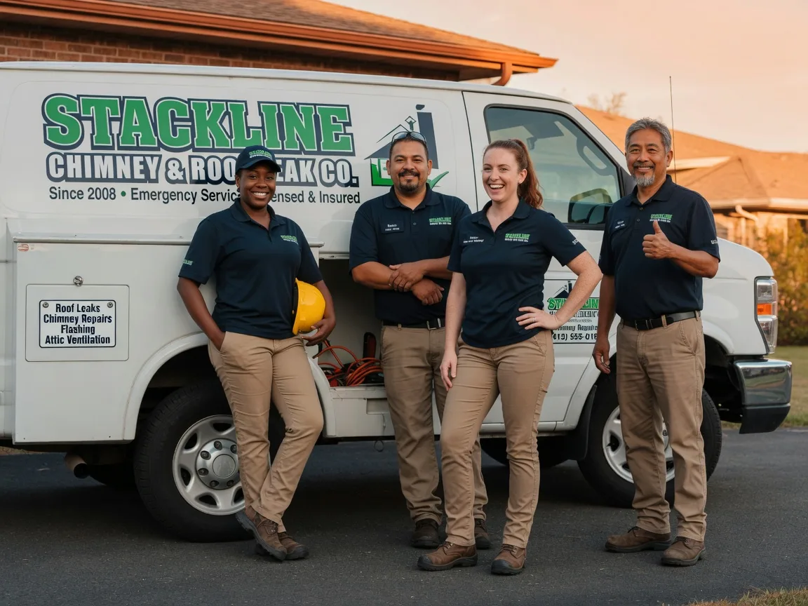 Chimney flashing repair company in Randleman, NC